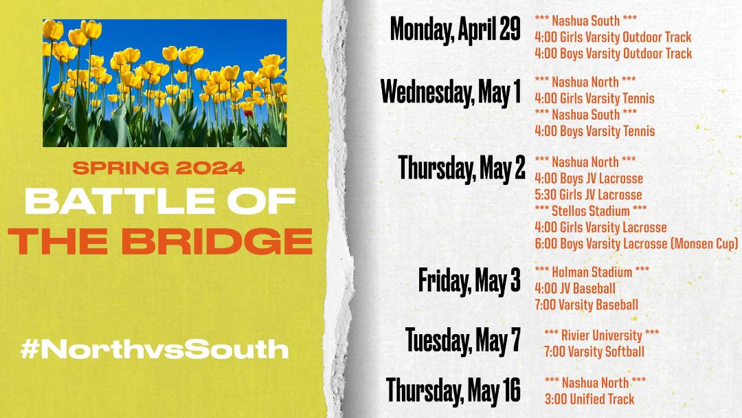 The Battle of the Bridge, spring style, begins today News, Sports